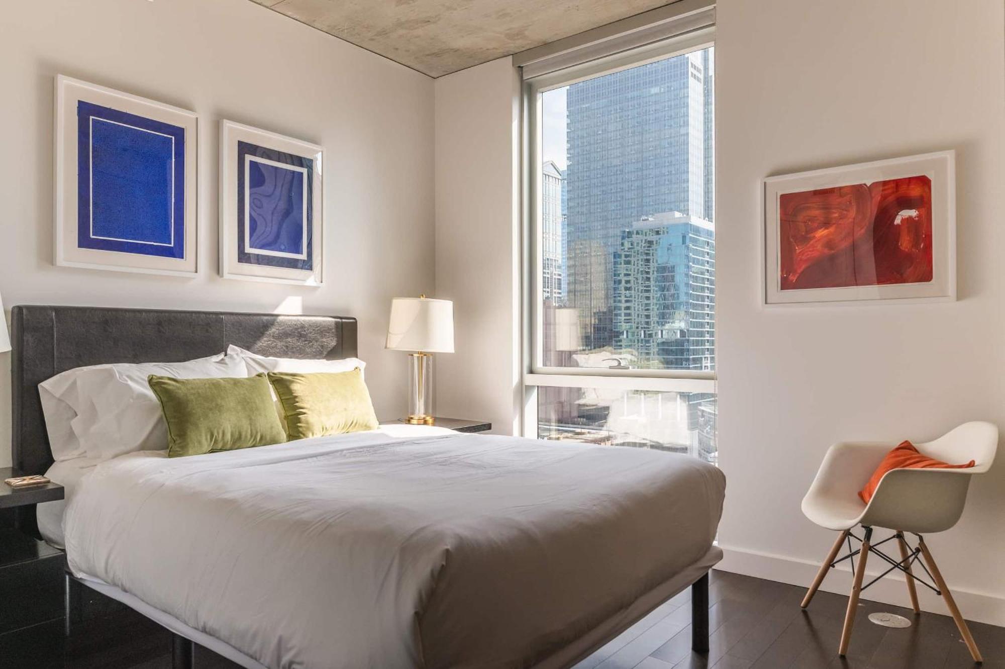 2Br Elegant Premium Suite With Balcony & Sweeping City Views Чикаго Екстер'єр фото